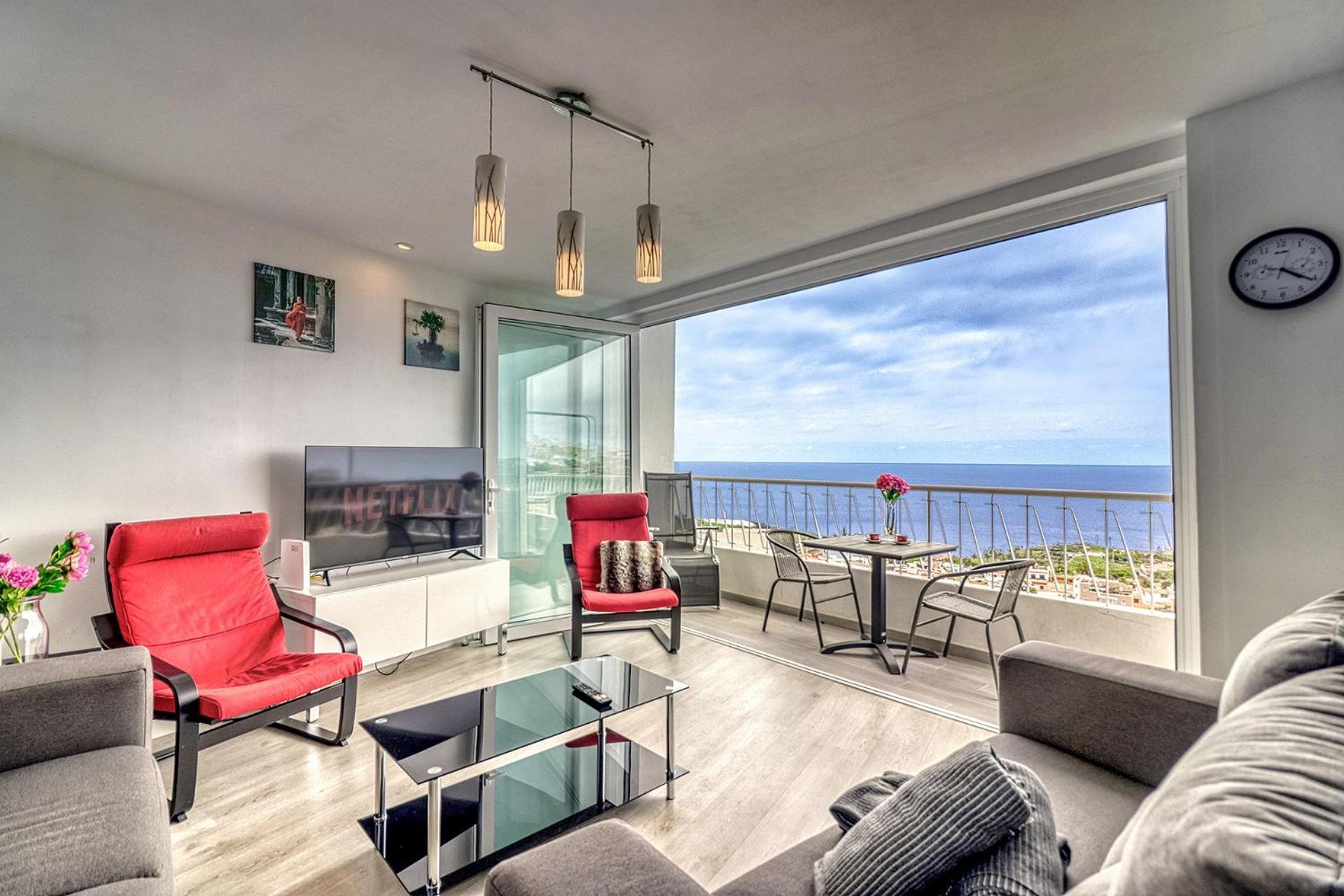 Central Modern Apartment With Private Parking & Ocean View & Coffee Corner 이코드레로스비노스 외부 사진